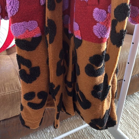 Farm Rio mixed leopards fleece coat - Picture 7 of 16